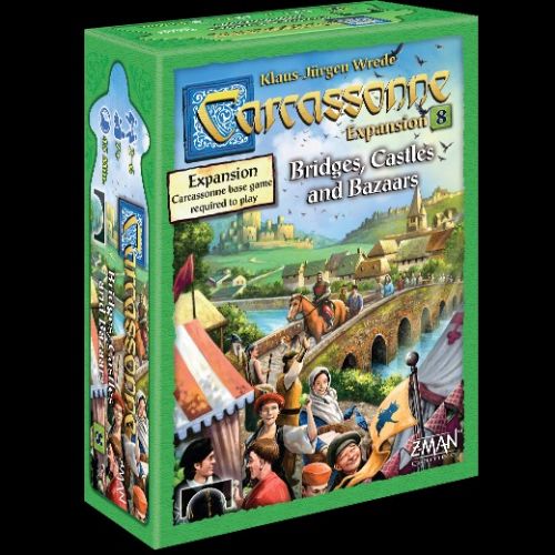 Carcassonne Expansion 8 Bridges, Castles and Bazaars